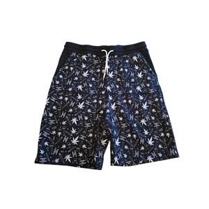 Assholes Live Forever 420 Sweatshorts – Size Large | Black/White | Drawstring